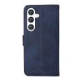 For Samsung Galaxy S24 Classic Calf Texture Flip Leather Phone Case(Blue)