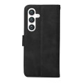 For Samsung Galaxy S24 Classic Calf Texture Flip Leather Phone Case(Black)