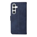 For Samsung Galaxy S24+ Classic Calf Texture Flip Leather Phone Case(Blue)