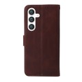For Samsung Galaxy S24+ Classic Calf Texture Flip Leather Phone Case(Brown)