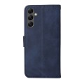 For Samsung Galaxy A25 5G Global Classic Calf Texture Flip Leather Phone Case(Blue)