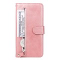 For Xiaomi 14 Ultra Fashion Calf Texture Zipper Leather Phone Case(Rose Gold)