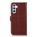 For Samsung Galaxy S24 Crazy Horse Top Layer Cowhide Leather Phone Case(Brown)