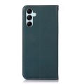 For Samsung Galaxy S24+ KHAZNEH Nappa Top Layer Cowhide Leather Phone Case(Green)