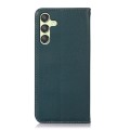 For Samsung Galaxy A25 5G Global KHAZNEH Nappa Top Layer Cowhide Leather Phone Case(Green)