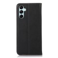 For Samsung Galaxy A35 5G KHAZNEH Nappa Top Layer Cowhide Leather Phone Case(Black)