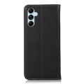 For Samsung Galaxy A55 5G KHAZNEH Nappa Top Layer Cowhide Leather Phone Case(Black)