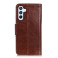 For Samsung Galaxy A55 5G Nappa Texture Leather Phone Case(Brown)