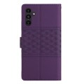 For Samsung Galaxy A05s Diamond Embossed Skin Feel Leather Phone Case(Purple)