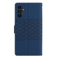 For Samsung Galaxy A05s Diamond Embossed Skin Feel Leather Phone Case(Dark Blue)