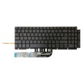 For Dell Inspiron G15 5510 5511 5515 5520 US Version Orange Backlight Laptop Keyboard(Black)