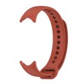 For Xiaomi Mi Band 8 Mijobs Solid Color Silicone Watch Band(Orange)