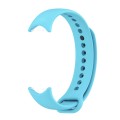 For Xiaomi Mi Band 8 Mijobs Solid Color Silicone Watch Band(Sky Blue)