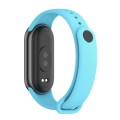 For Xiaomi Mi Band 8 Mijobs Solid Color Silicone Watch Band(Sky Blue)
