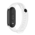 For Xiaomi Mi Band 8 Mijobs Solid Color Silicone Watch Band(Transparent)