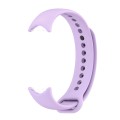 For Xiaomi Mi Band 8 Mijobs Solid Color Silicone Watch Band(Taro Purple)