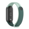 For Xiaomi Mi Band 8 Mijobs Dual Color Silicone Watch Band(Crow Blue+Aqua)