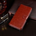 For vivo X100 Pro idewei Crazy Horse Texture Leather Phone Case(Brown)
