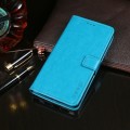 For vivo X100 Pro idewei Crazy Horse Texture Leather Phone Case(Sky Blue)