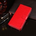 For vivo X100 idewei Crazy Horse Texture Leather Phone Case(Red)