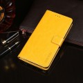For vivo X100 idewei Crazy Horse Texture Leather Phone Case(Yellow)