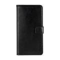 For Xiaomi Redmi 12 4G idewei Crazy Horse Texture Leather Phone Case(Black)