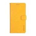 For Xiaomi Redmi Note 12S idewei Crazy Horse Texture Leather Phone Case(Yellow)