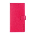 For Xiaomi Redmi Note 12S idewei Crazy Horse Texture Leather Phone Case(Rose Red)