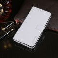 For Xiaomi Redmi Note 13 4G Global idewei Crazy Horse Texture Leather Phone Case(White)