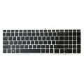 For HP ProBook 650 G4 Silver Frame US Version Laptop Backlight Keyboard