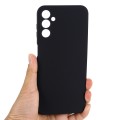 For Samsung Galaxy F34 5G Pure Color Liquid Silicone Shockproof Phone Case(Black)