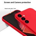 For Samsung Galaxy A05s Pure Color Liquid Silicone Shockproof Phone Case(Red)