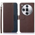 For OPPO Find X7 Pro / Find X7 Ultra KHAZNEH Litchi Texture Leather RFID Phone Case(Brown)
