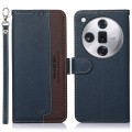 For OPPO Find X7 Pro / Find X7 Ultra KHAZNEH Litchi Texture Leather RFID Phone Case(Blue)