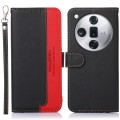 For OPPO Find X7 KHAZNEH Litchi Texture Leather RFID Phone Case(Black)