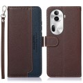 For OPPO Reno11 Pro Global KHAZNEH Litchi Texture Leather RFID Phone Case(Brown)