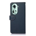 For OPPO Reno11 5G Global KHAZNEH Litchi Texture Leather RFID Phone Case(Blue)