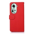 For OPPO Reno11 5G Global KHAZNEH Litchi Texture Leather RFID Phone Case(Red)