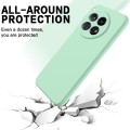 For OnePlus 12 Pure Color Liquid Silicone Shockproof Phone Case(Green)