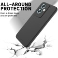 For OnePlus Nord N30 SE Pure Color Liquid Silicone Shockproof Phone Case(Black)