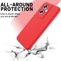 For OnePlus Nord N30 SE Pure Color Liquid Silicone Shockproof Phone Case(Red)