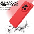 For Honor Magic6 Pro Pure Color Liquid Silicone Shockproof Phone Case(Red)