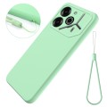For Tecno Pova 6 Pro Pure Color Liquid Silicone Shockproof Phone Case(Green)