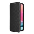For Samsung Galaxy A25 5G Carbon Fiber Texture Flip Leather Phone Case(Black)