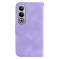 For OnePlus Nord CE4 5G 7-shaped Embossed Leather Phone Case(Purple)
