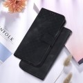 For Google Pixel 8a 7-shaped Embossed Leather Phone Case(Black)