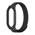 For Xiaomi Mi Band 8 Mijobs Plus Case Nylon Breathable Watch Band(Black)