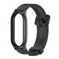For Xiaomi Mi Band 8 Mijobs Plus Case Silicone Watch Band(Black)