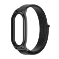 For Xiaomi Mi Band 8 Mijobs Plus Case Breathable Nylon Loop Watch Band(Black)