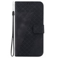 For Honor X5 Plus / Play 40C 7-shaped Embossed Leather Phone Case(Black)